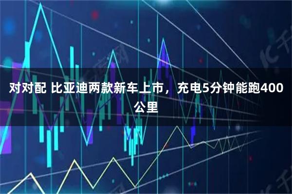 对对配 比亚迪两款新车上市，充电5分钟能跑400公里